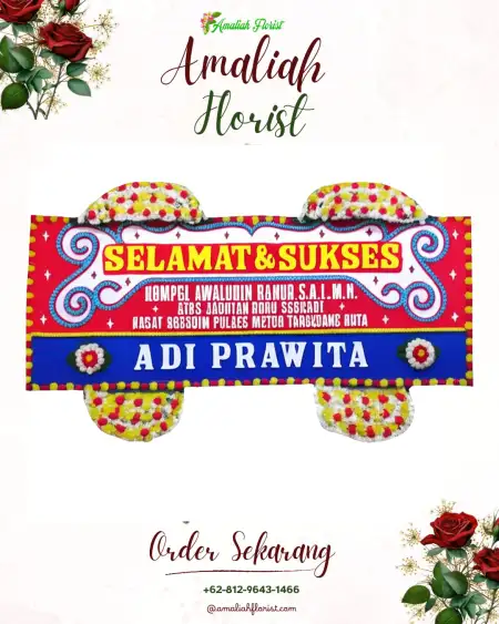 Papan Bunga Ucapan Selamat Cipacing
